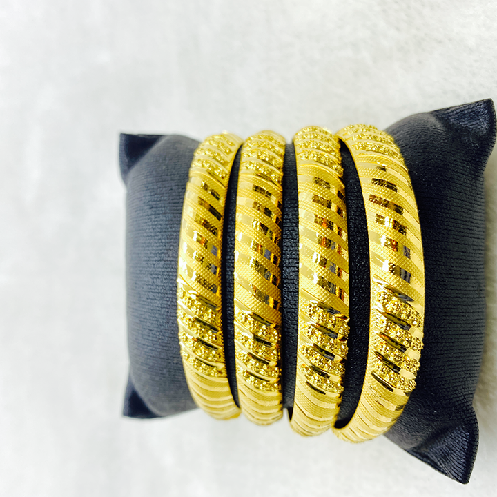 Fancy Self Design Coorgi Bangles Gj0115