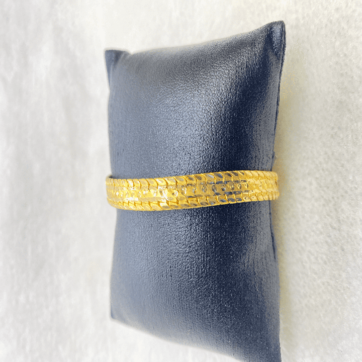 Fancy Flat Double Design Bracelet Gj0107