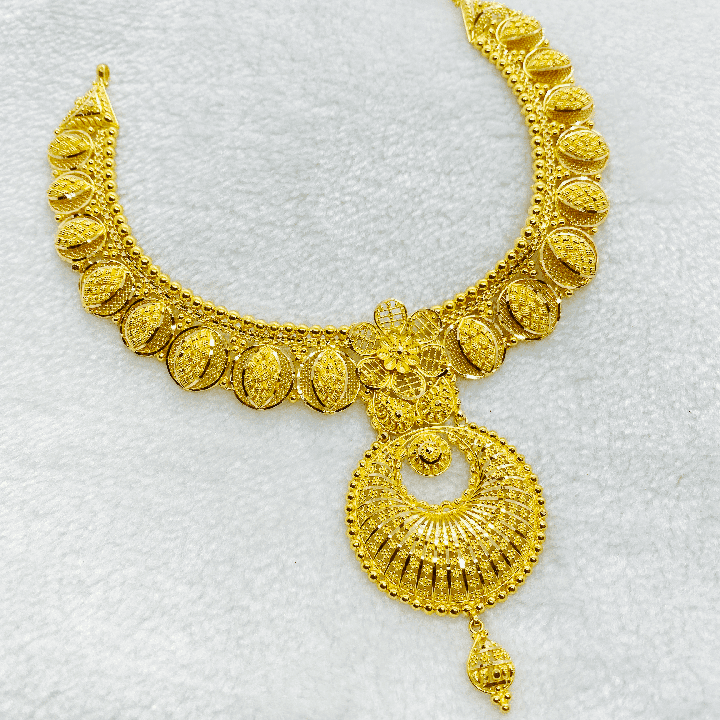 Fancy Calcutta Plain Necklace Gj0256