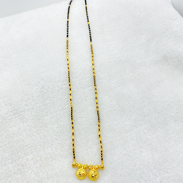 Fancy Blackbeeds Short Mangalsutra Gj0194