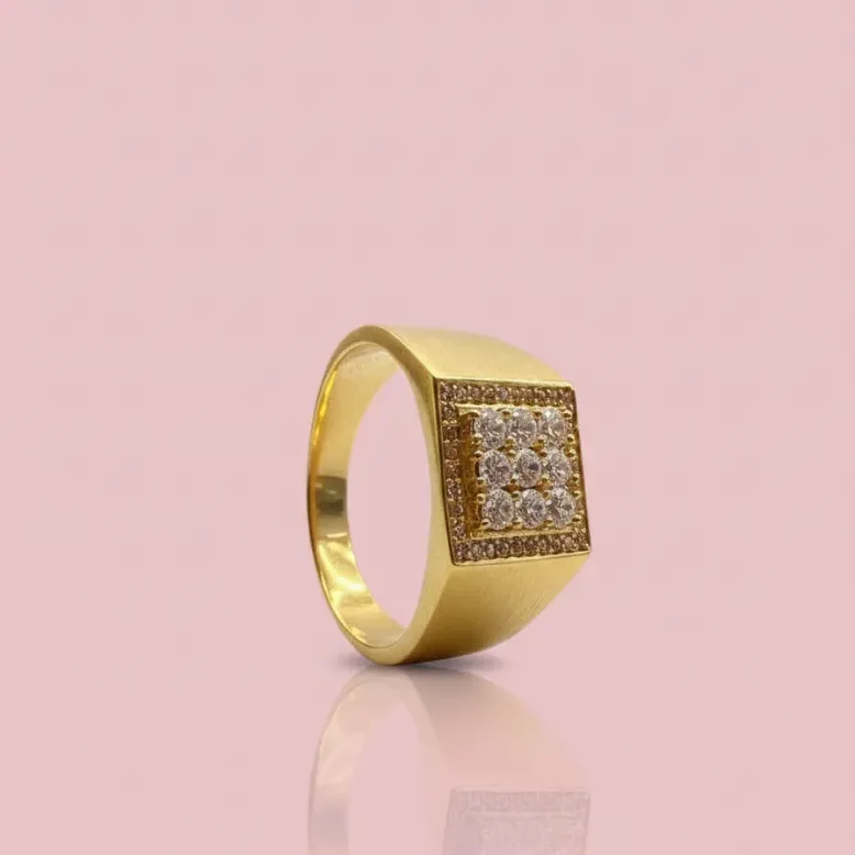 Fancy Gents Emerald Ring