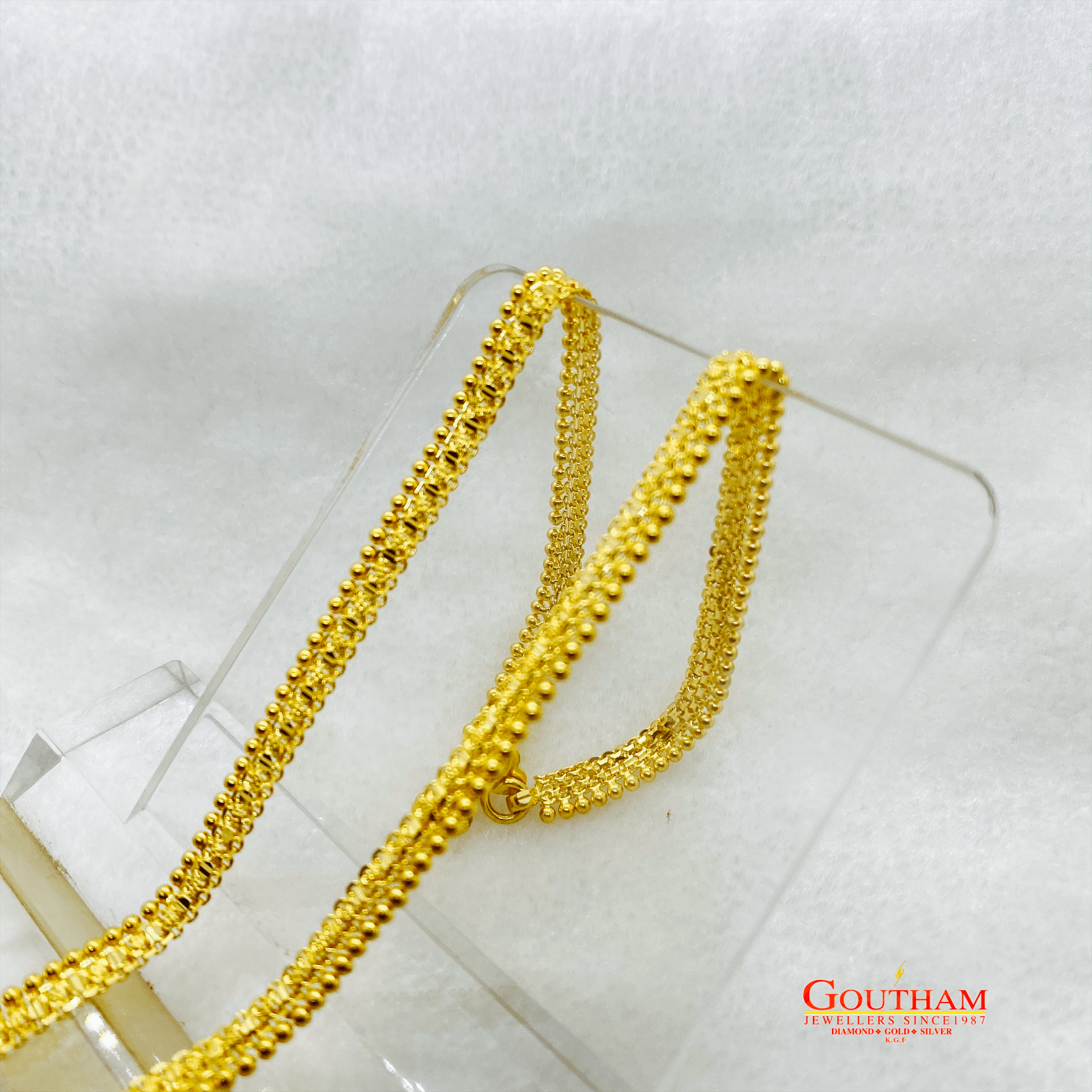 Fancy Gold Anklet Gj0324