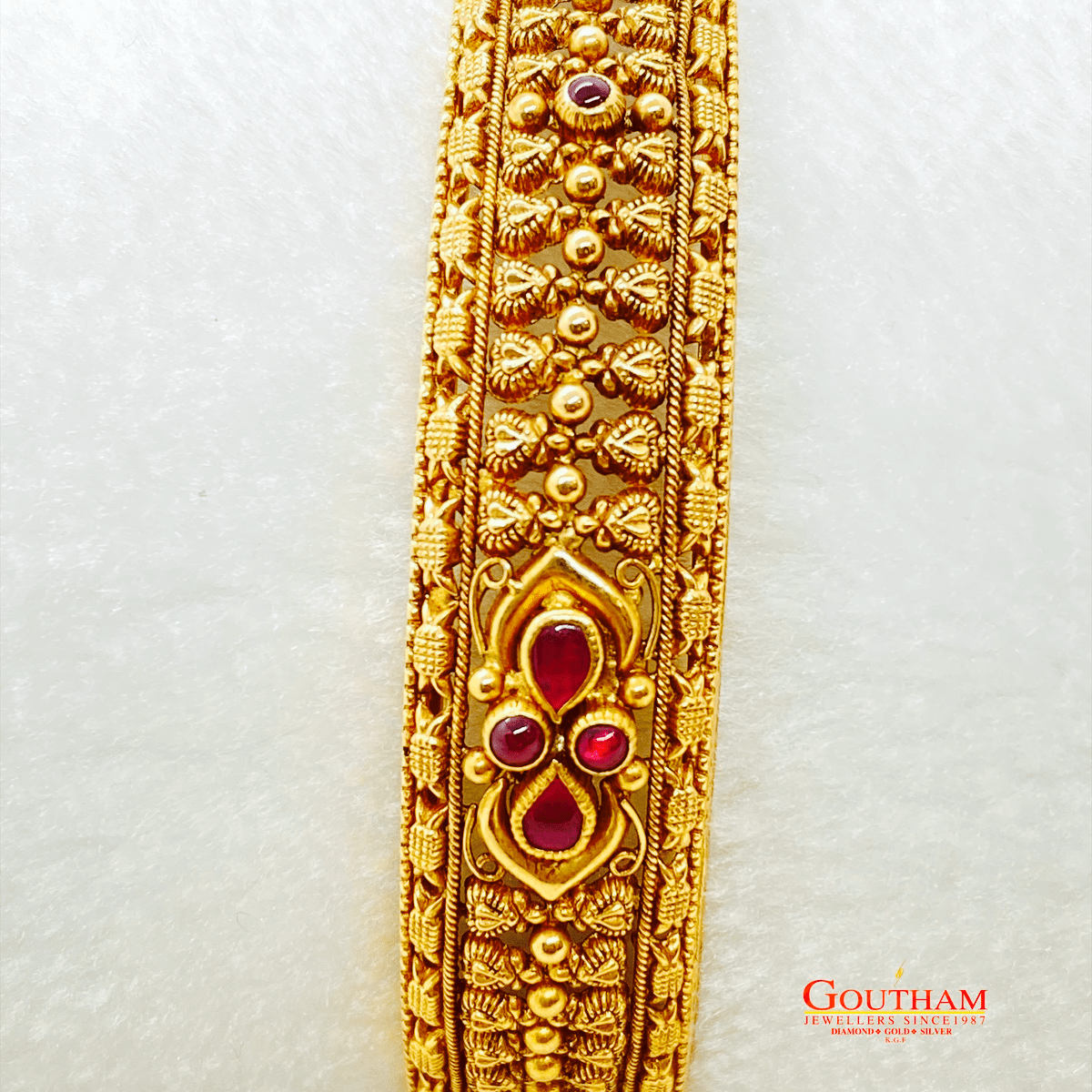 Fancy Antique Oxidised Exclusive Bangle Gj0307
