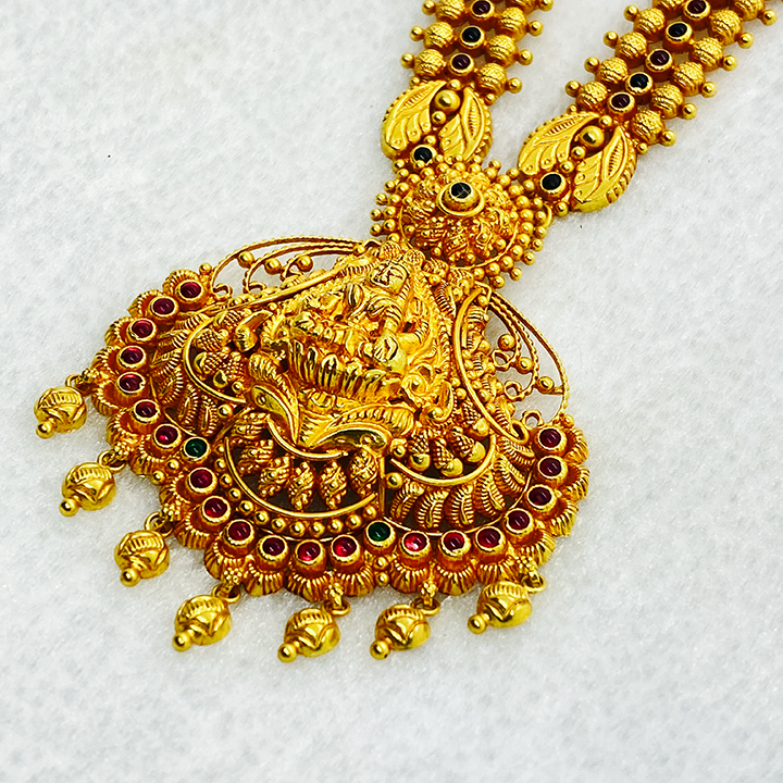 Fancy Antique Lakshmi Haram Gj0235