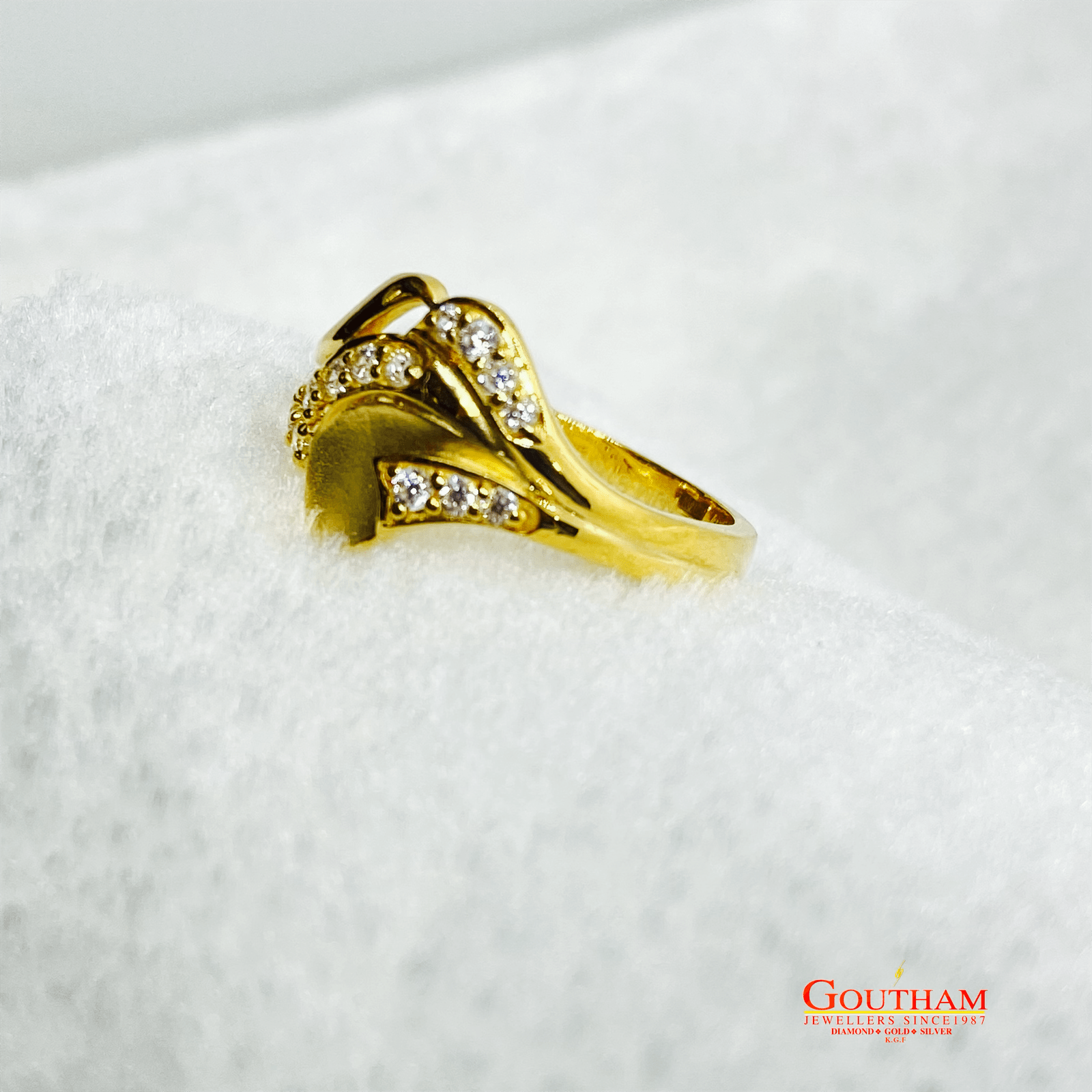 Fancy Cz Stone Ring Gj0245