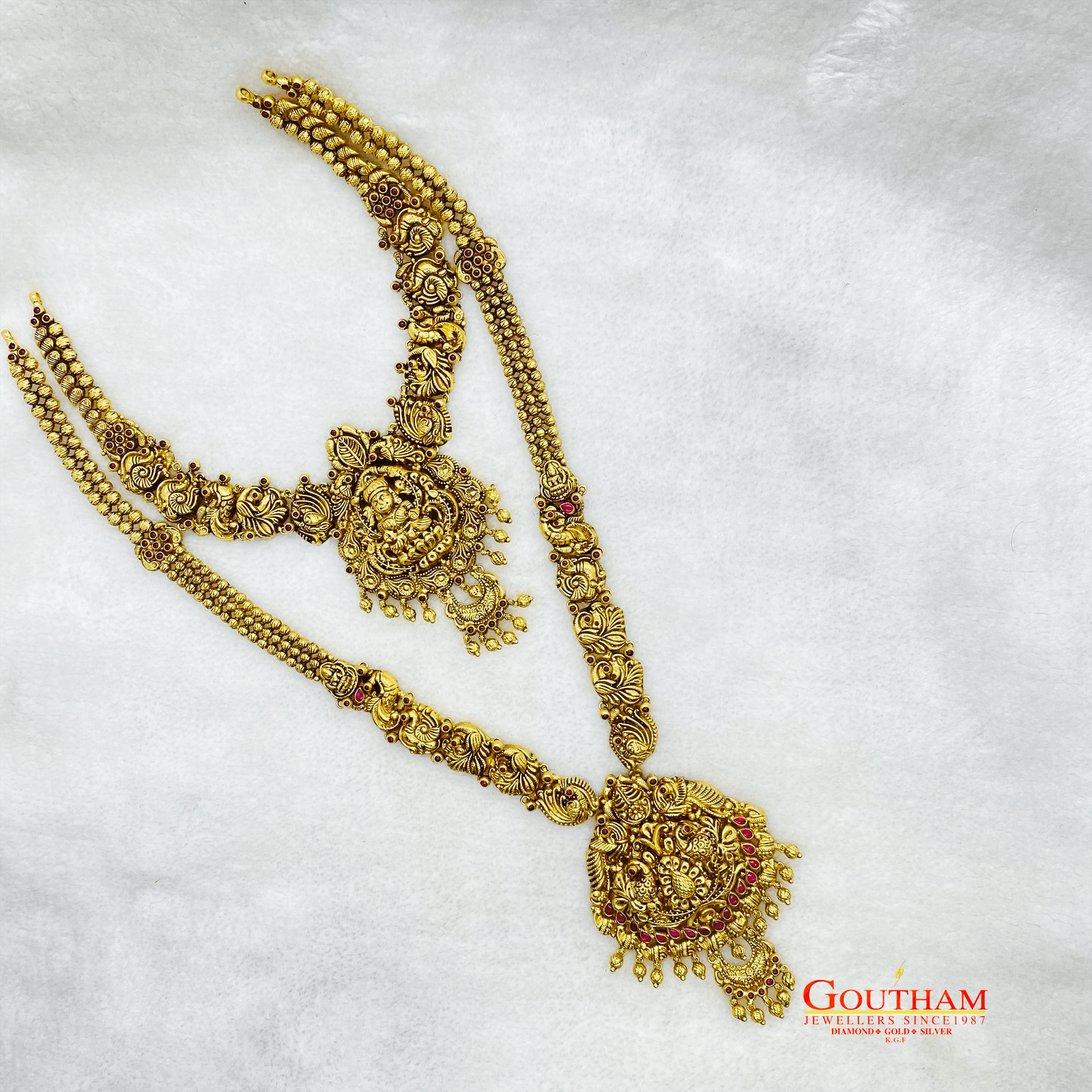 Fancy Antique Oxidised Weddings Set Gj0282