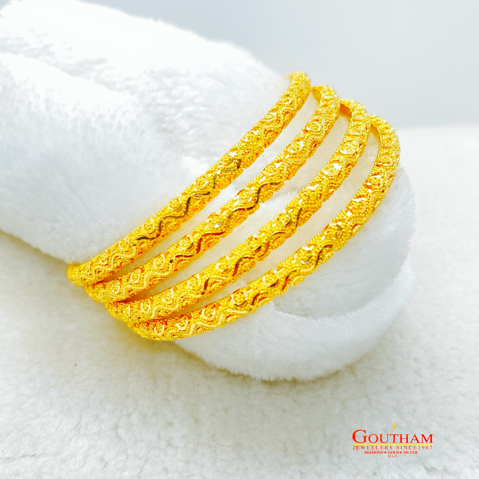 Fancy Bengali Pipe Plain Bangle Gj0263