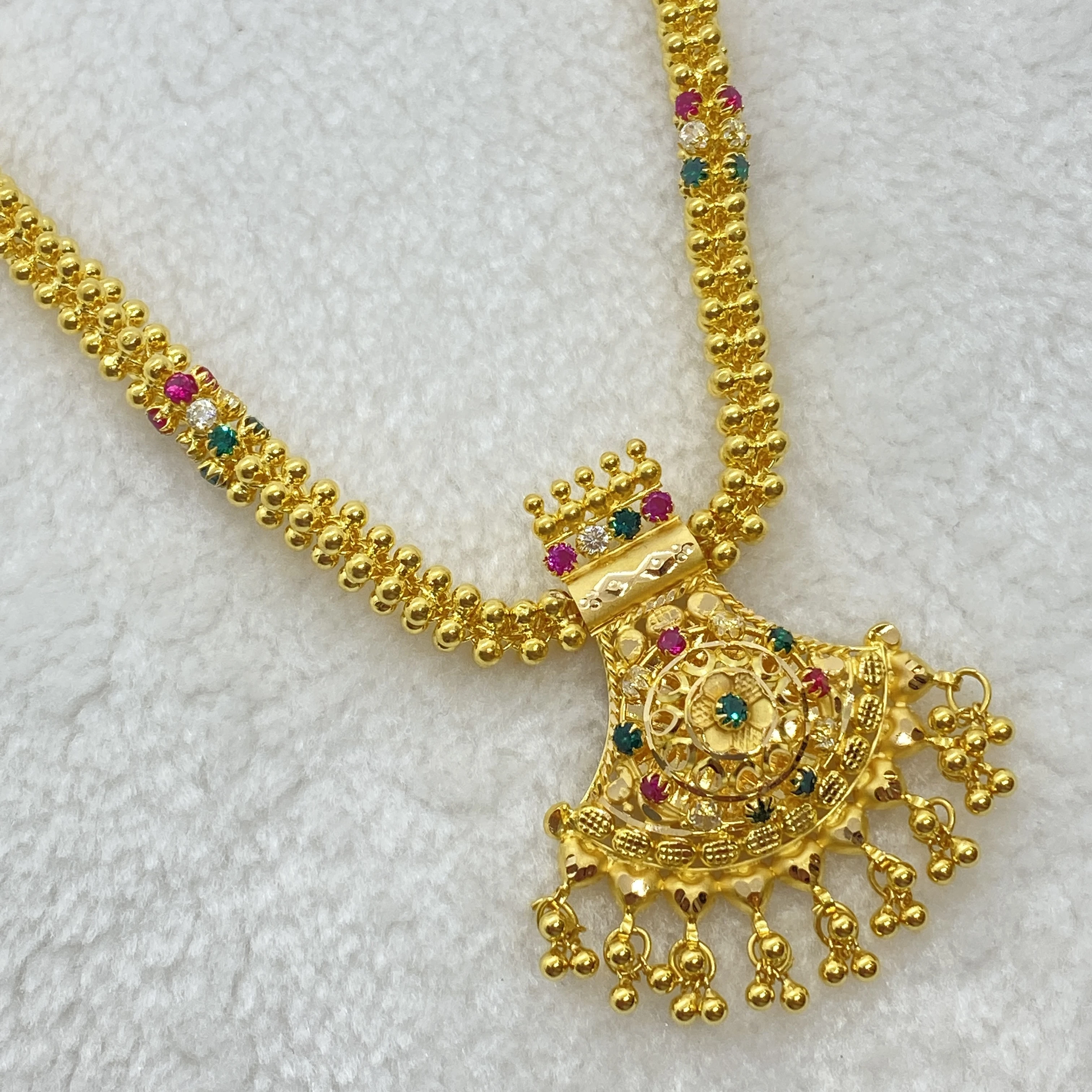 Fancy Ball Necklace Gj0038