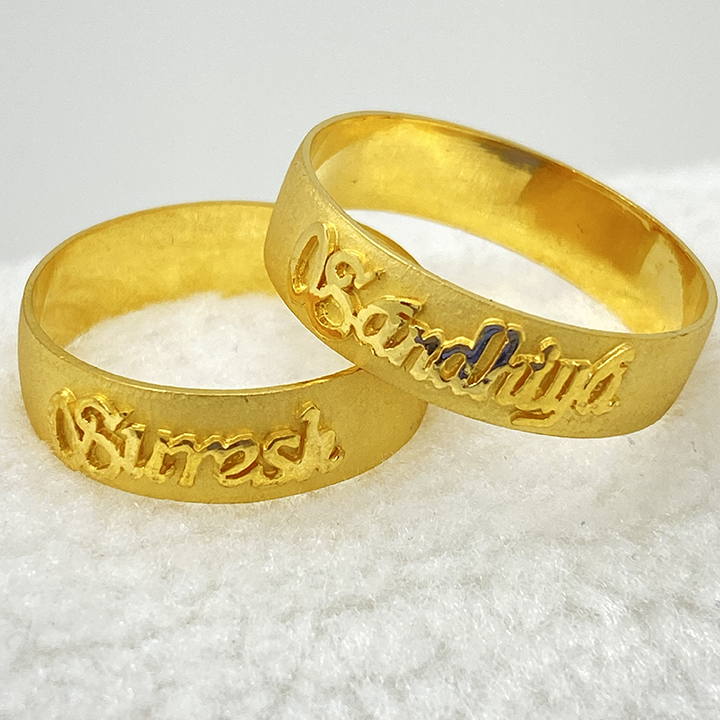 Fancy Gj Model Couple Ring Gj0217