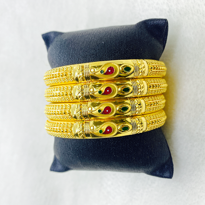 Fancy Enamel Koorgi Bangle Gj0113