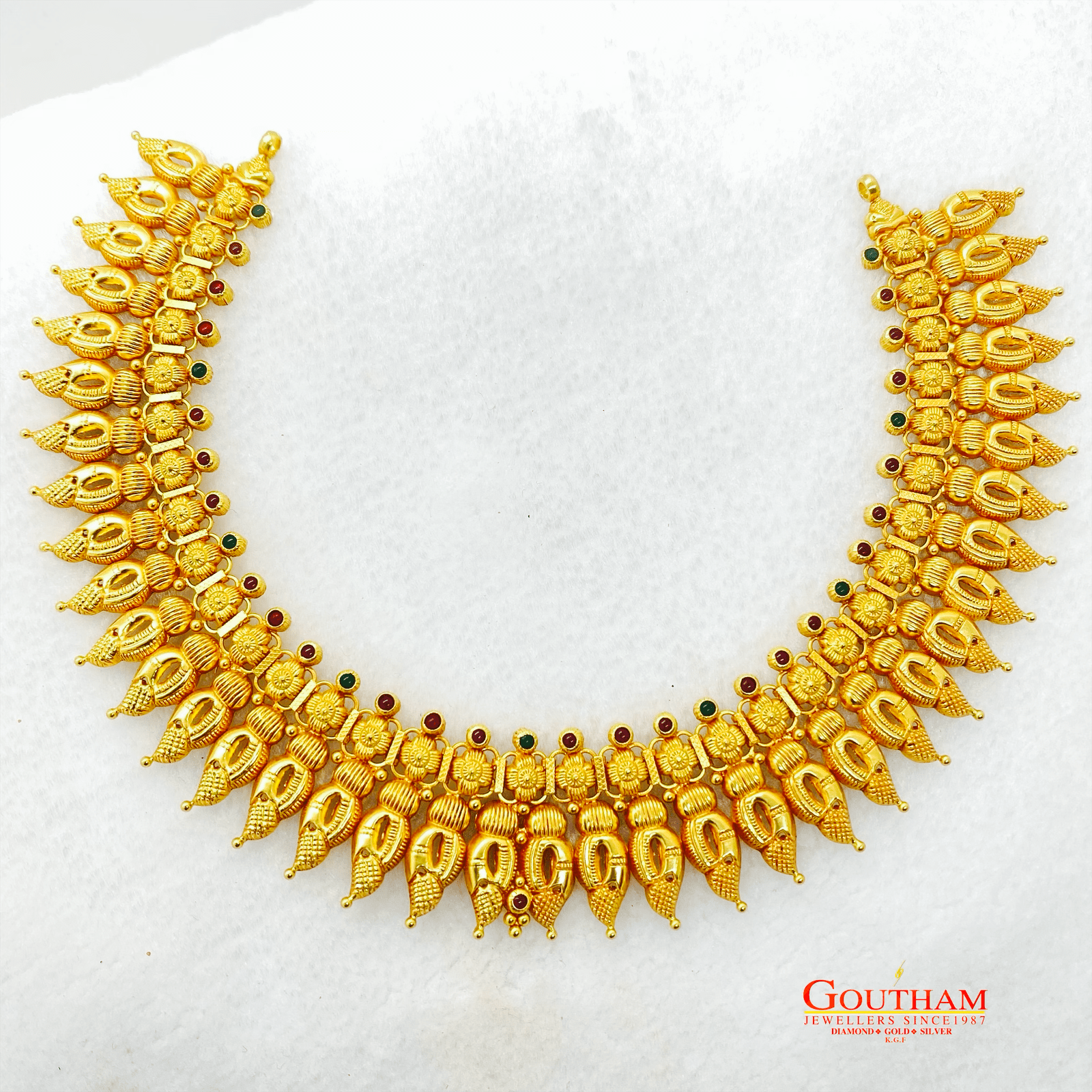 Fancy Antique U Ruby Necklace Gj0237