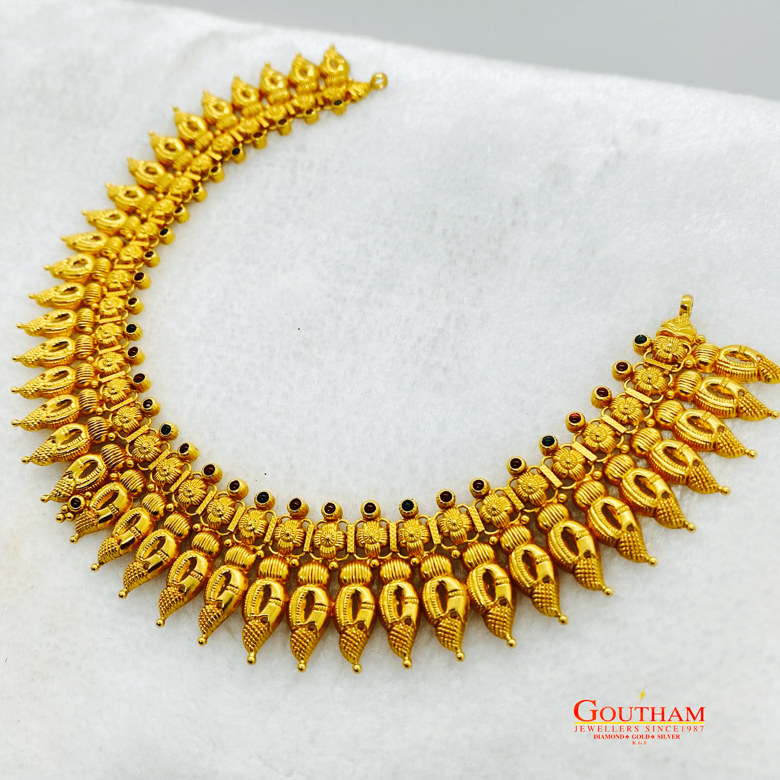 Fancy Antique U Ruby Necklace Gj0237