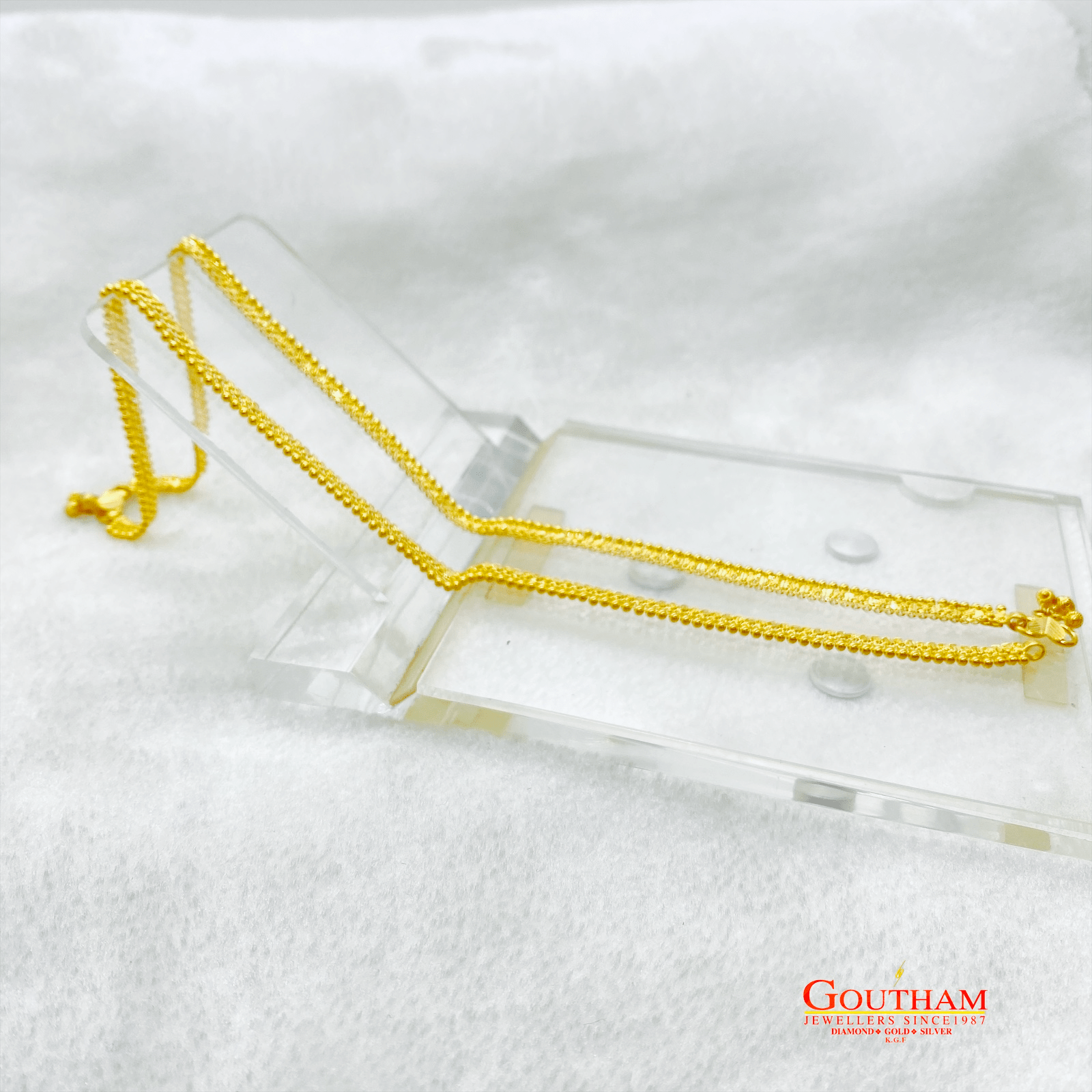 Fancy Gold Anklet Gj0324