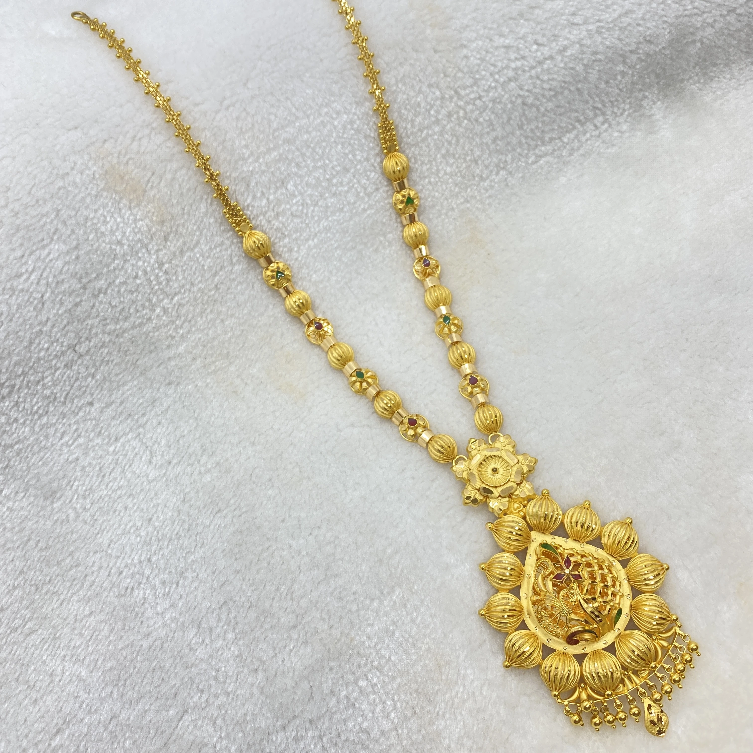 Fancy Long Plain Lotus Haram Gj0018