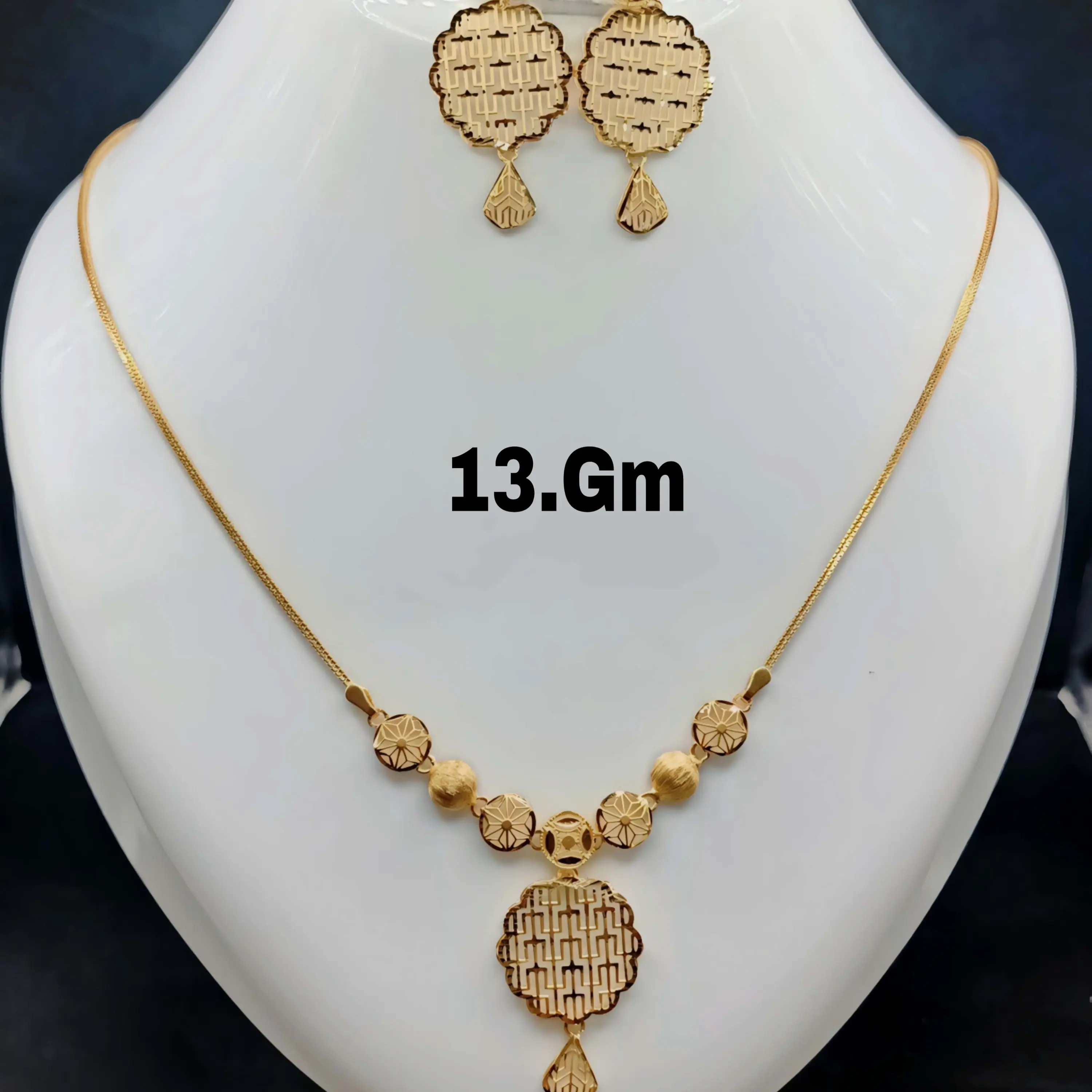 Yellow Gold Chain Set