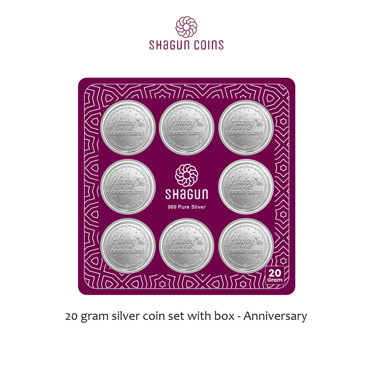 20gm set silver coin Anniversary