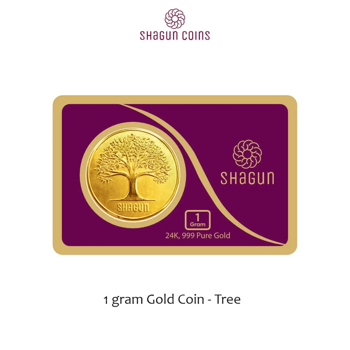 1 GRAM GOLD COIN  - TREE