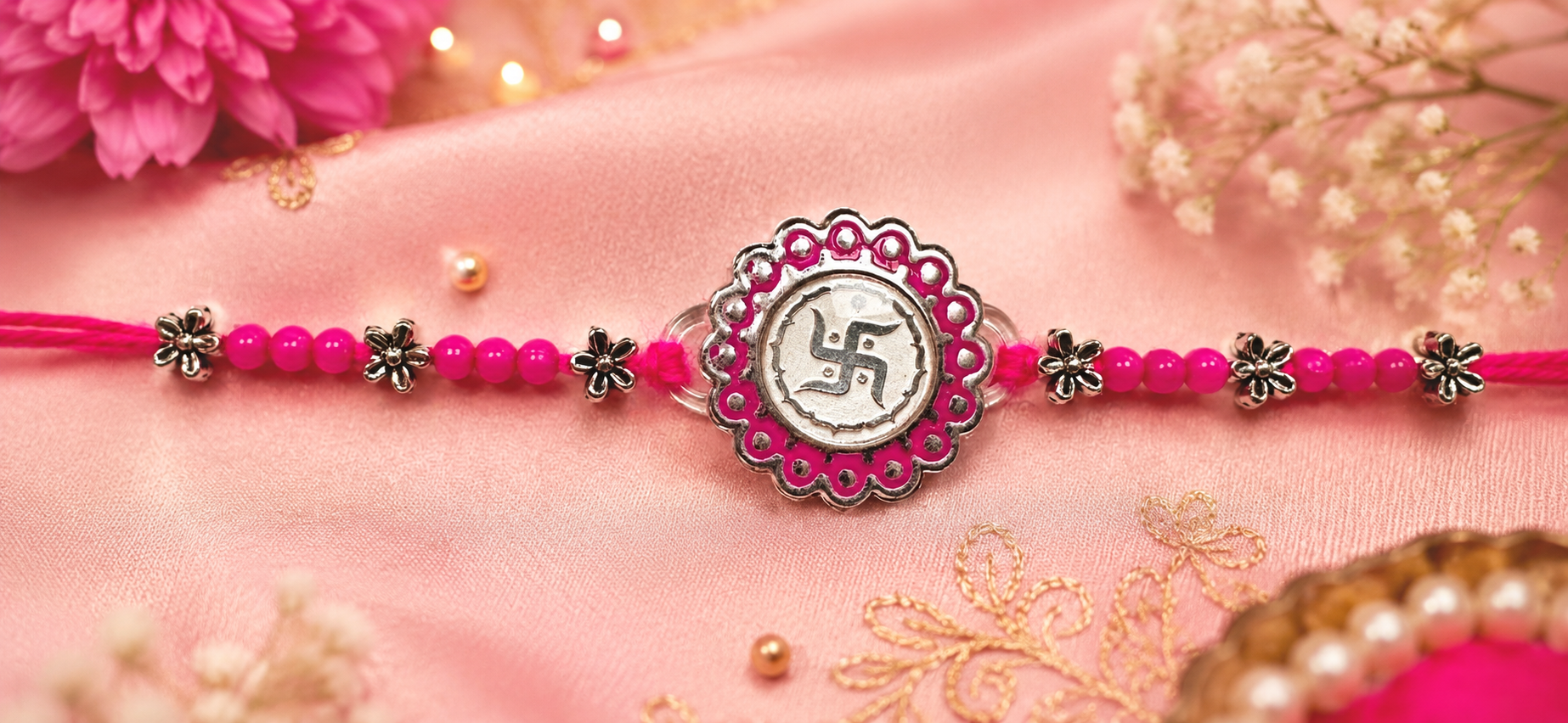Rakhi Set ( Silver )
