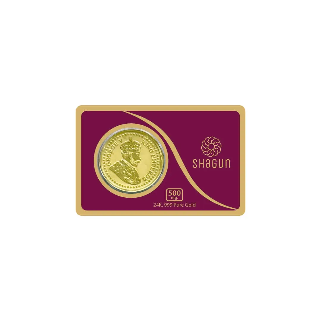 500 mg. GOLD COIN - KING