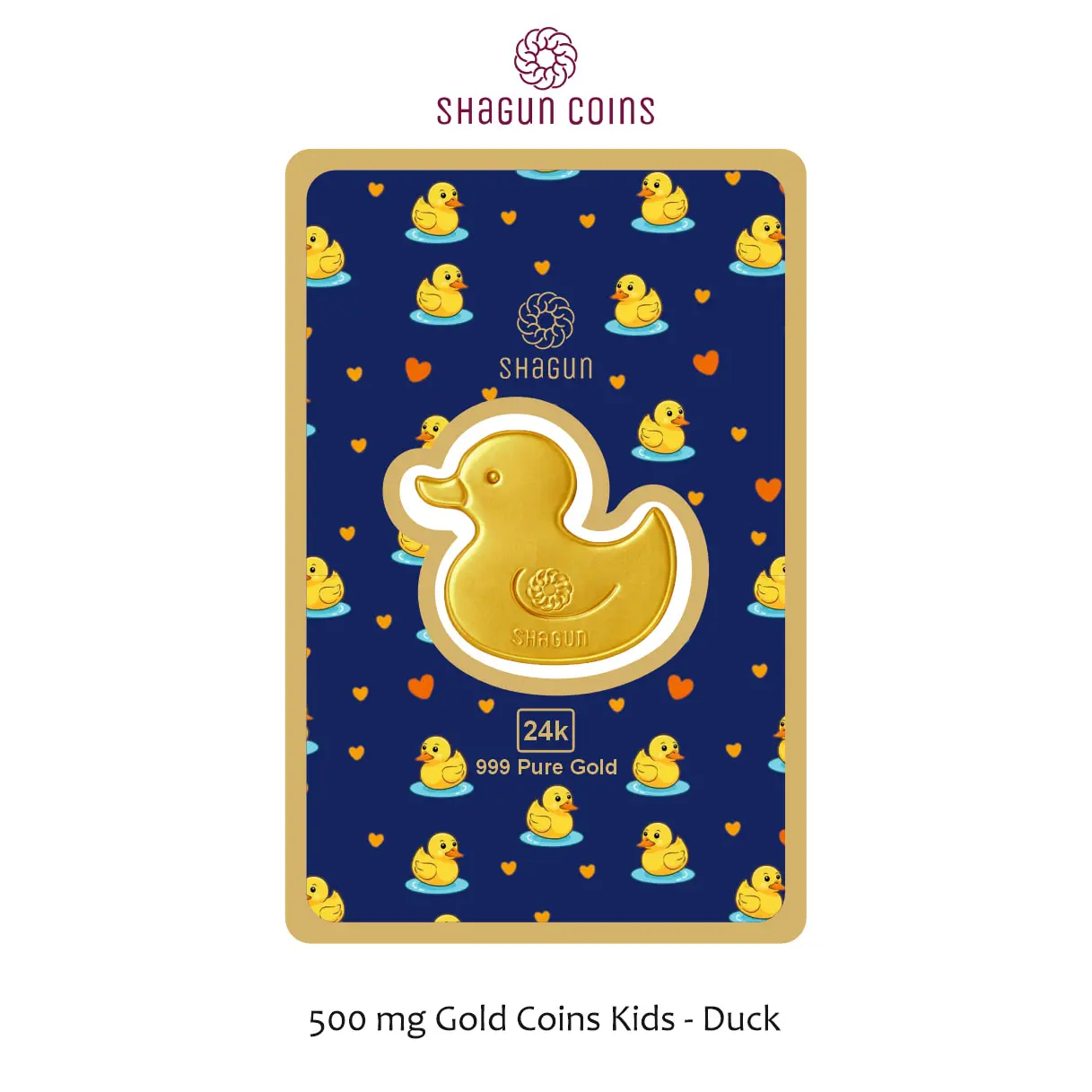 500 mg. GOLD COINS KIDS - DUCK