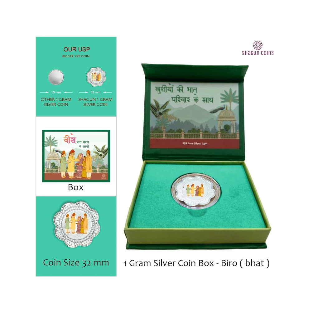 1 GRAM SILVER COIN BOX - BIRO