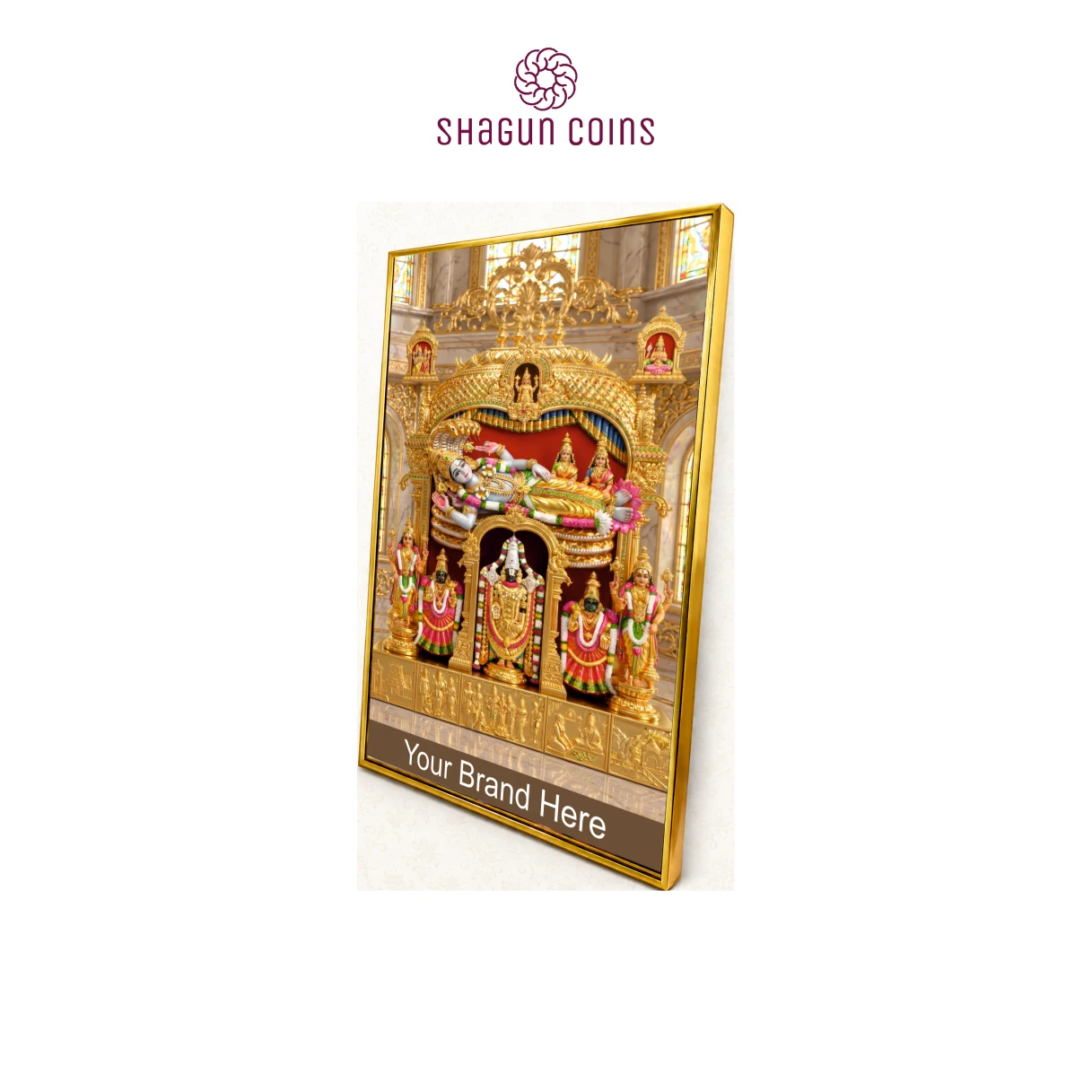 Gold luster photo frame - Bala ji- 1