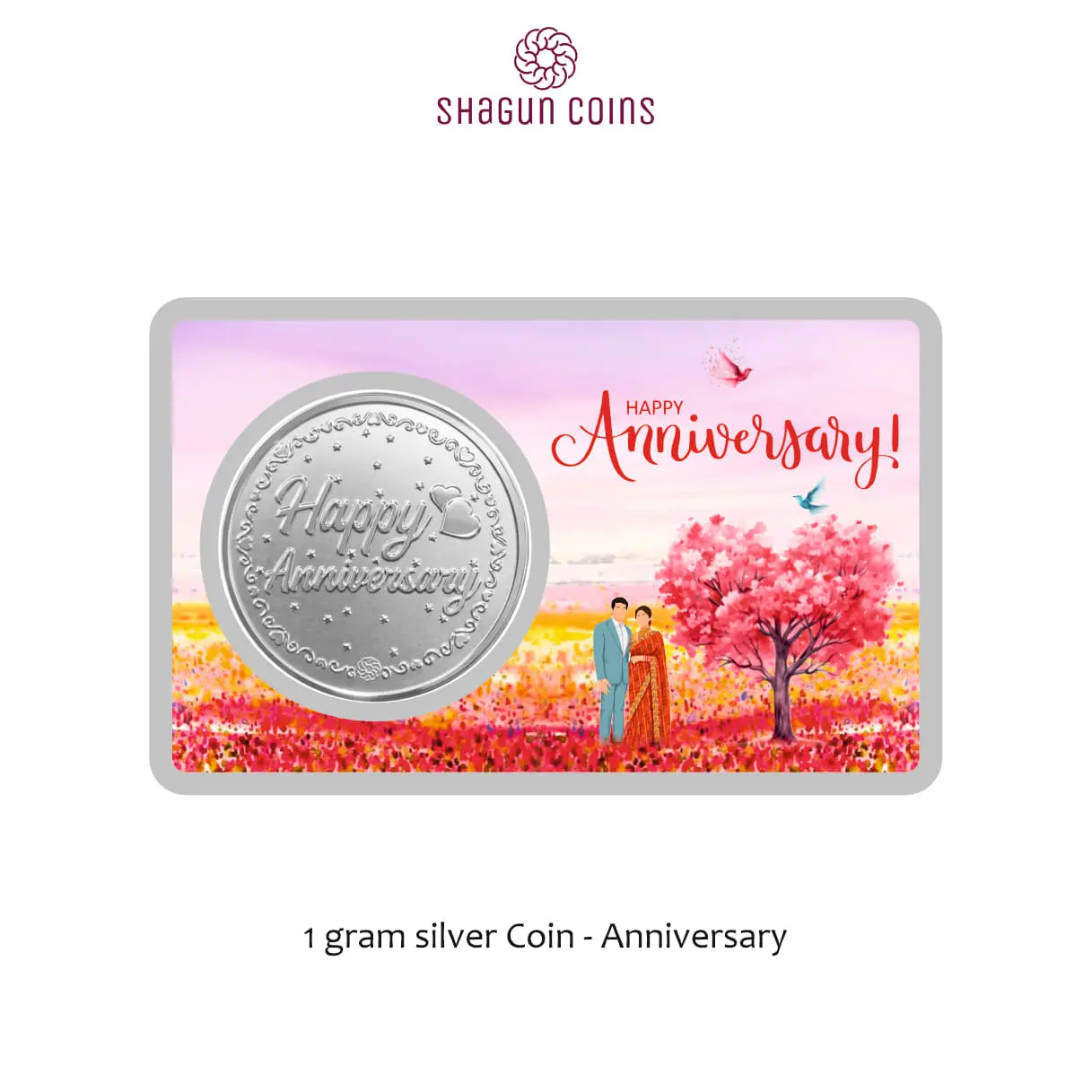 1 GRAM SILVER COIN PREMIUM - ANNIVERSARY