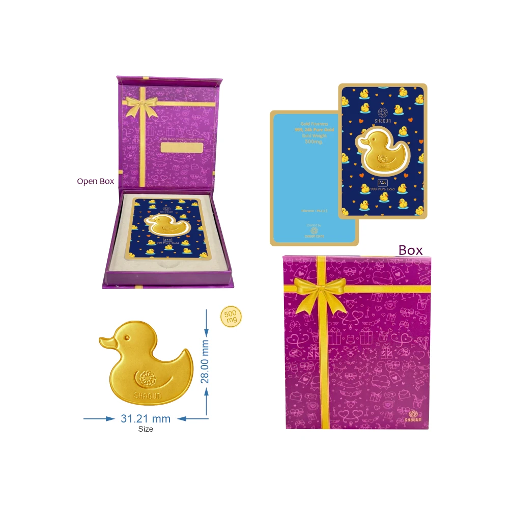 500 mg. GOLD COINS KIDS - DUCK