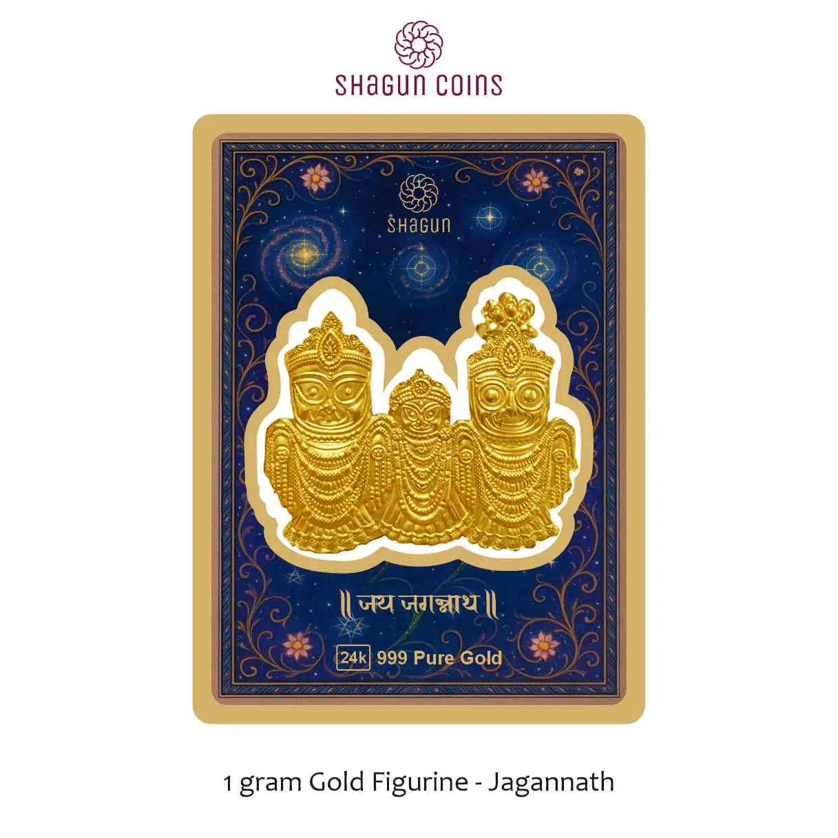 1 GRAM GOLD FIGURINE - JAGANNATH