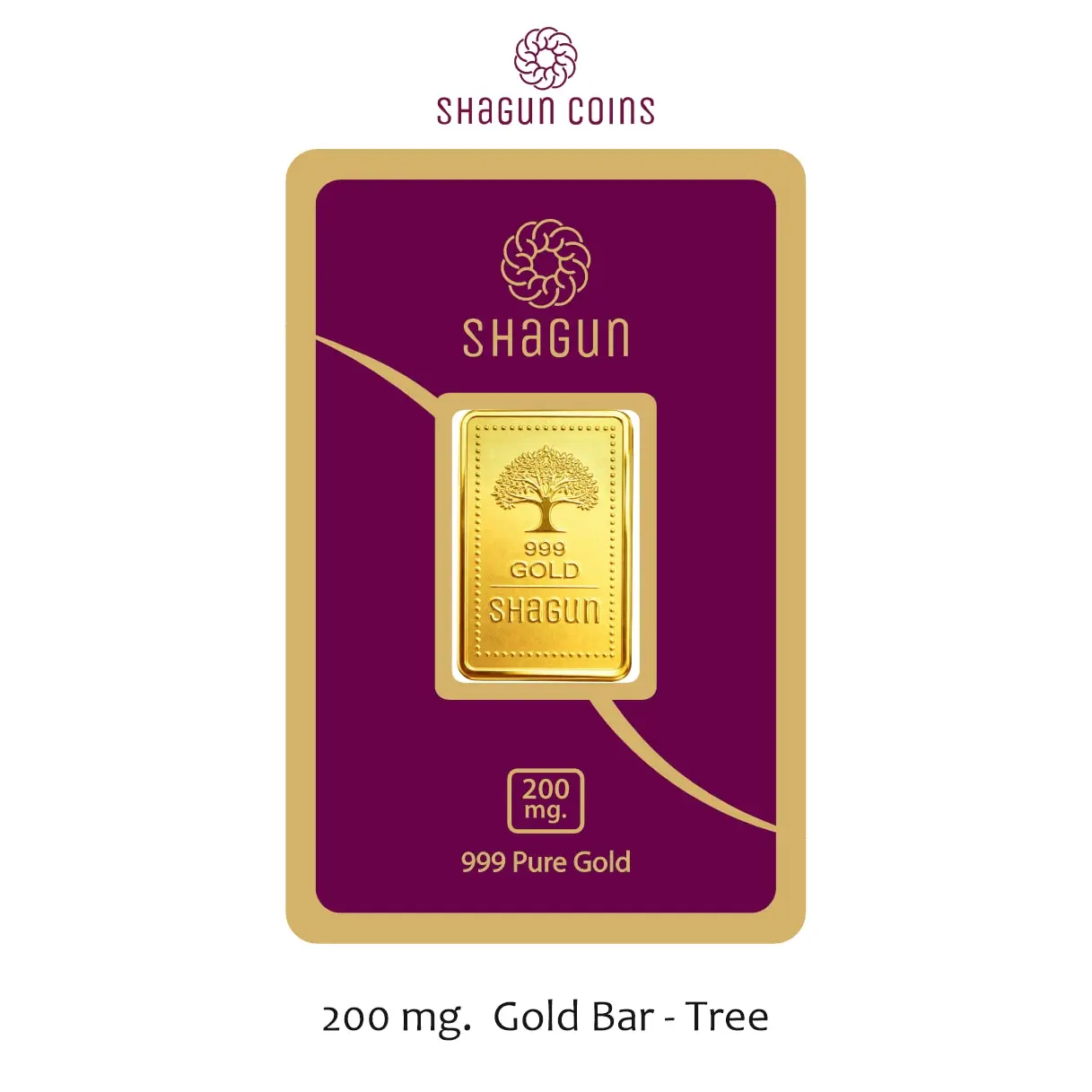 200 mg.  GOLD BAR   TREE