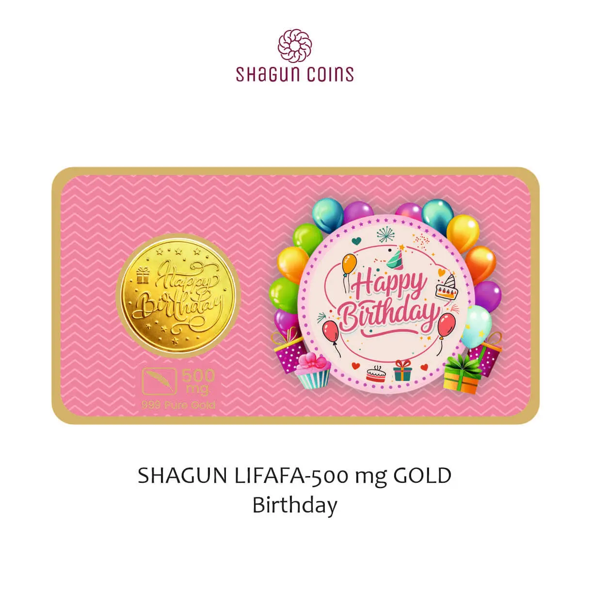 SHAGUN LIFAFA-500 mg. GOLD - Birthday