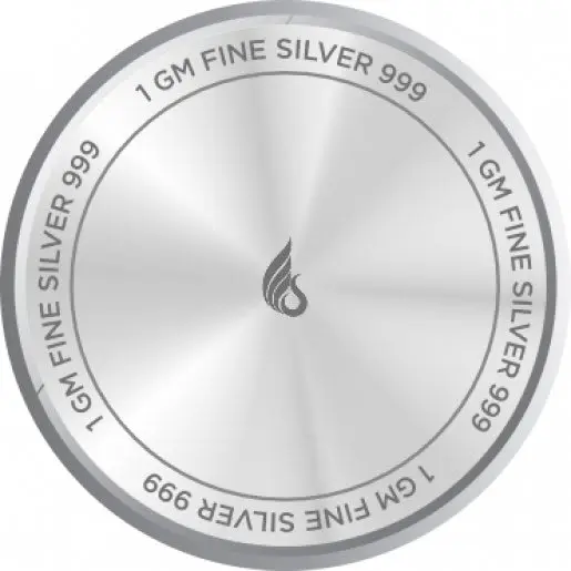 Silver Ashtalakshmi Coin Set 1gm8pc with box