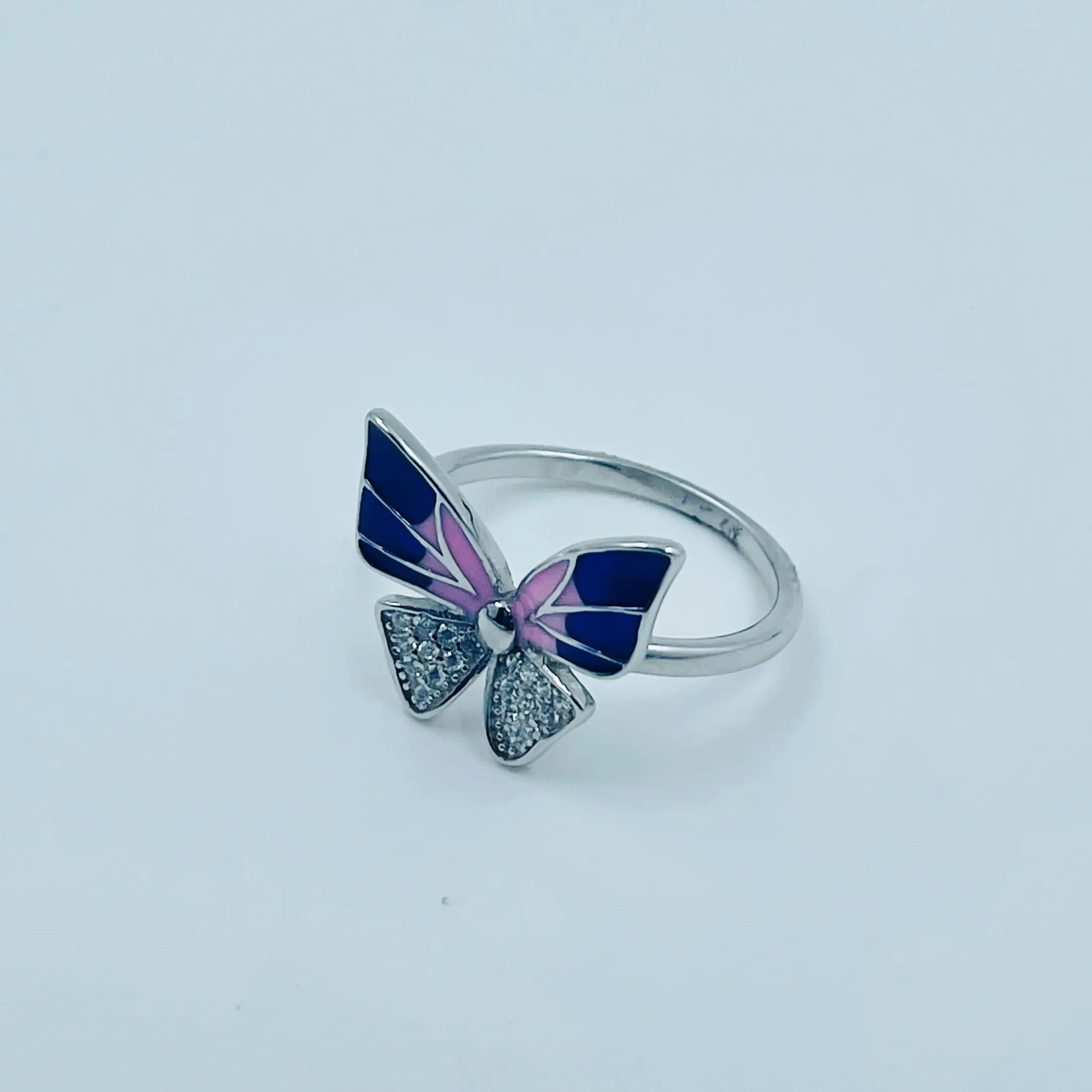 Silver 92.5 Butterfly ring