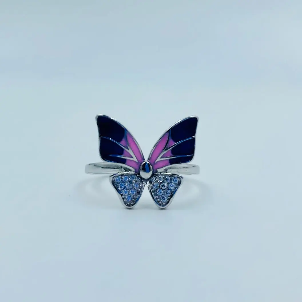 Silver 92.5 Butterfly ring
