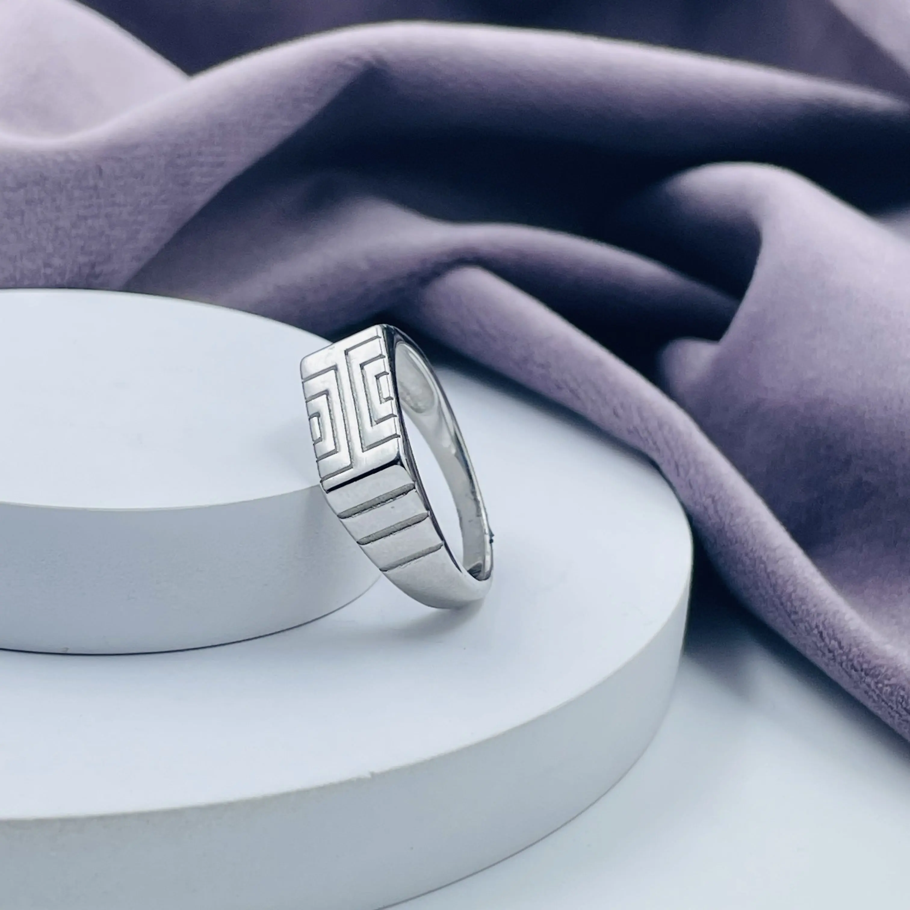Silver Mens Ring