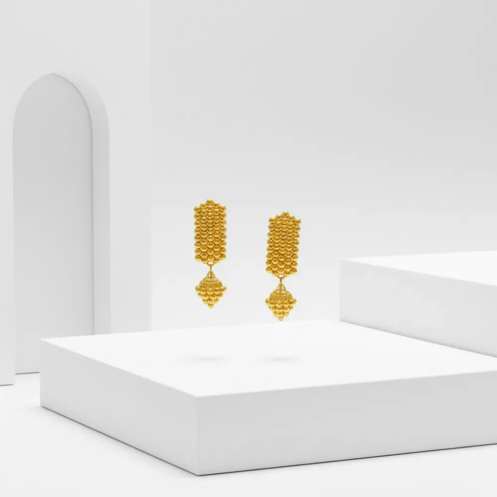 Rajkot Earrings with Jhumka