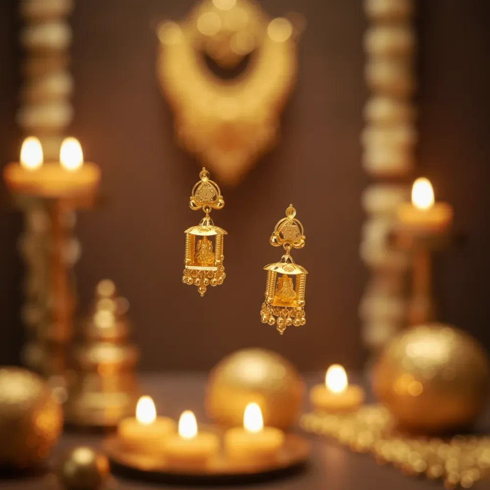 Lakshmi Mandapam Jhumka