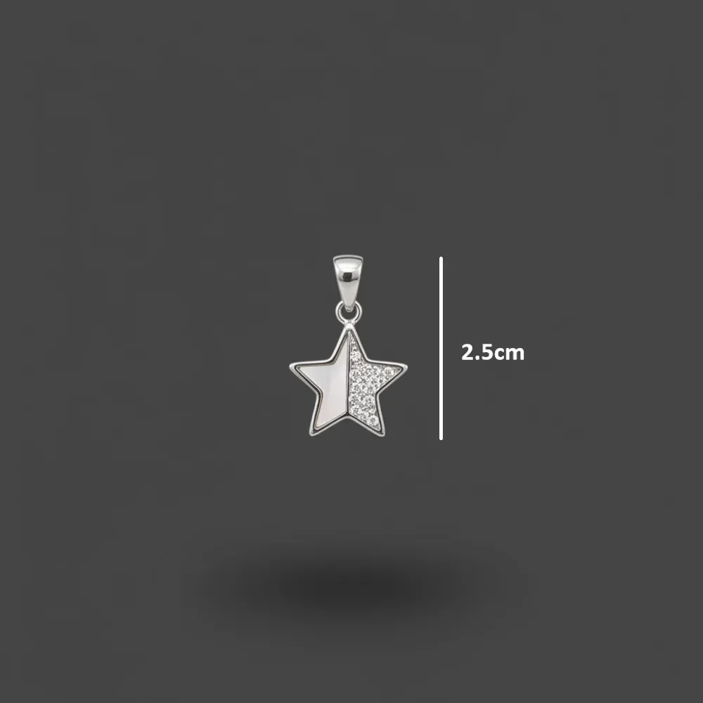 Pearl embedded Star Pendant