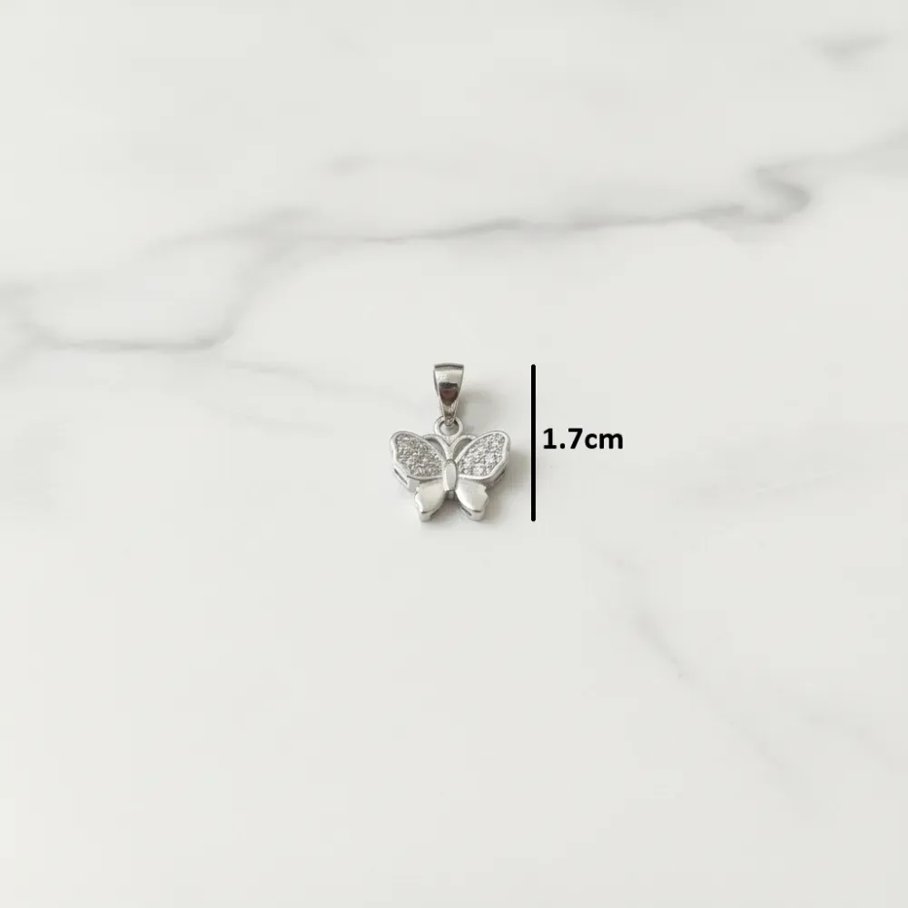 Silver Butterfly Pendant