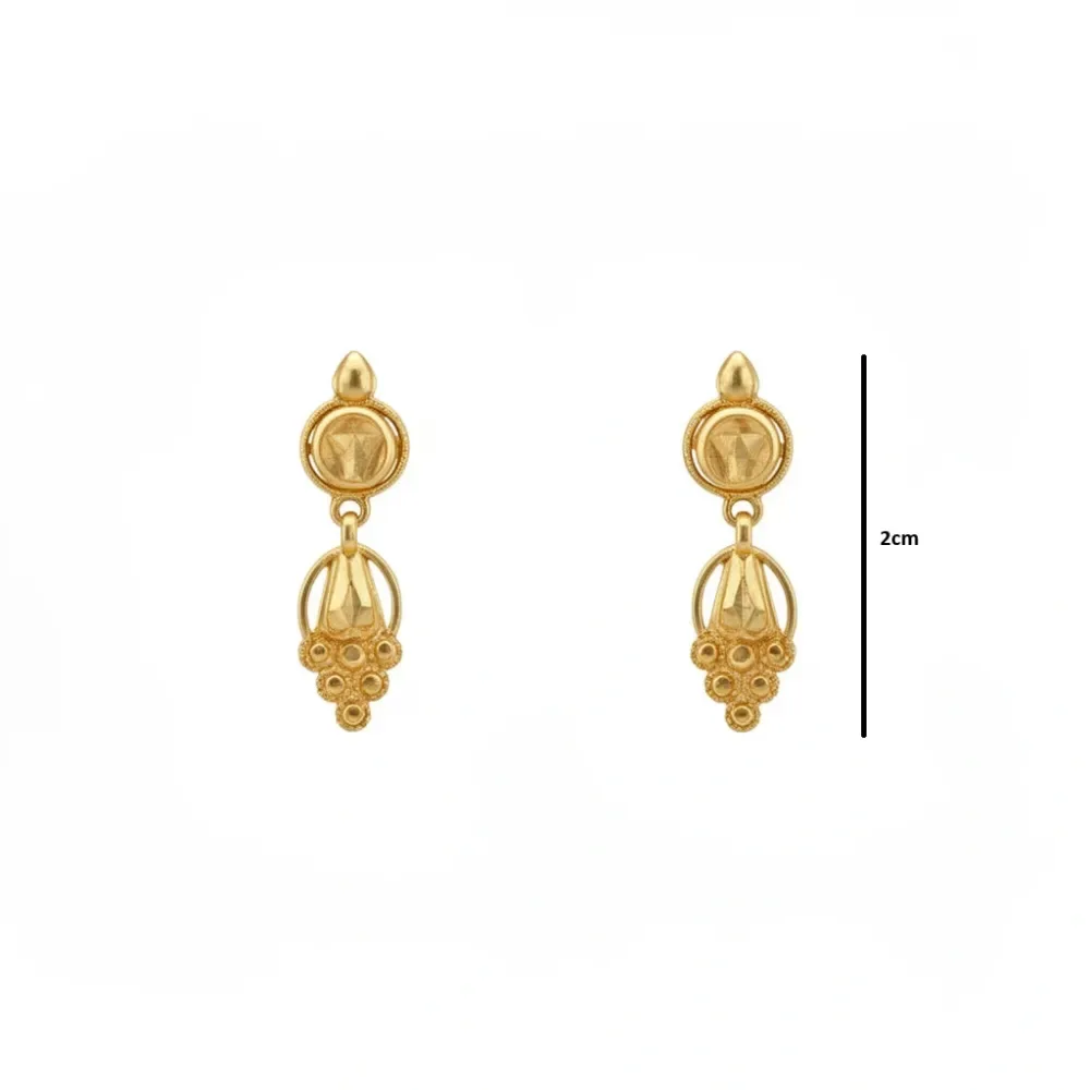 Gold Drop Earrings