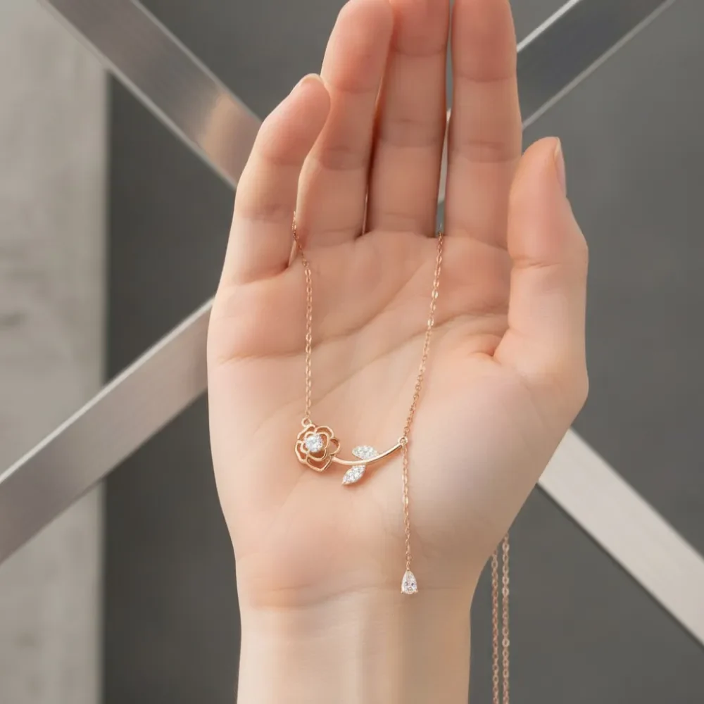 Silver Rose Chain
