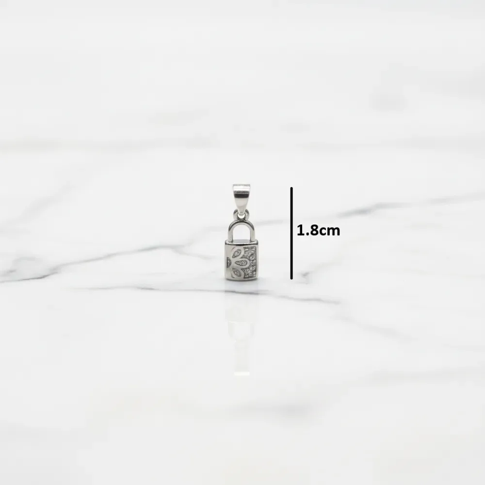 Silver Lock Pendant