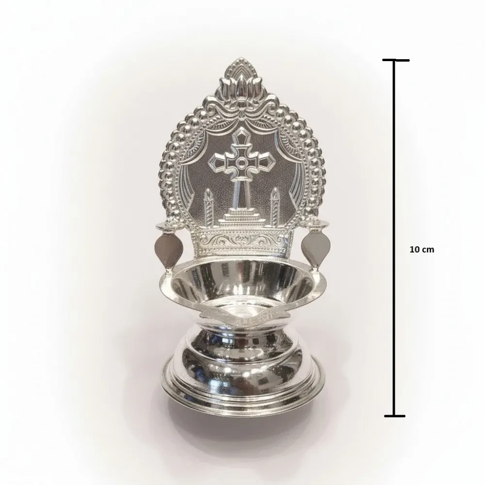 Silver Cross Lamp