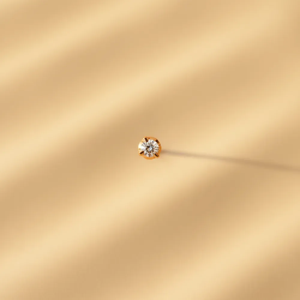 .02ct Diamond Nosepin