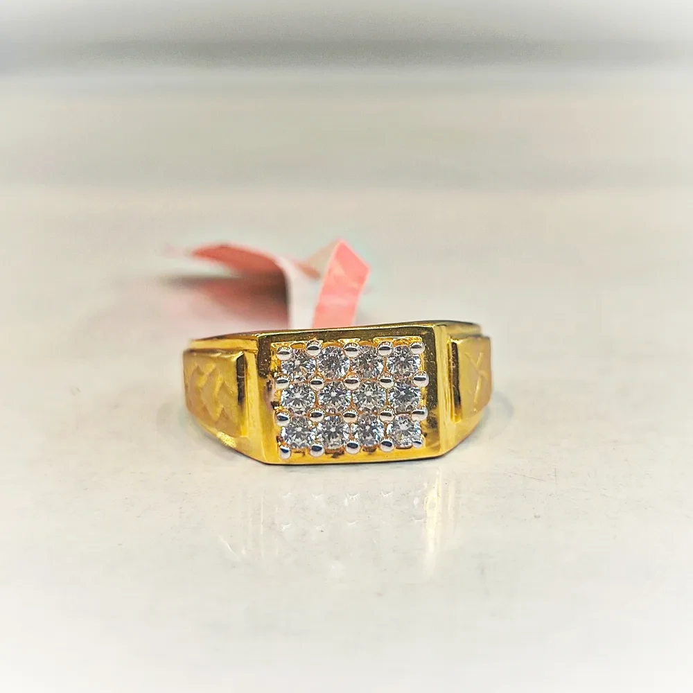 Round Brilliant Mens Ring