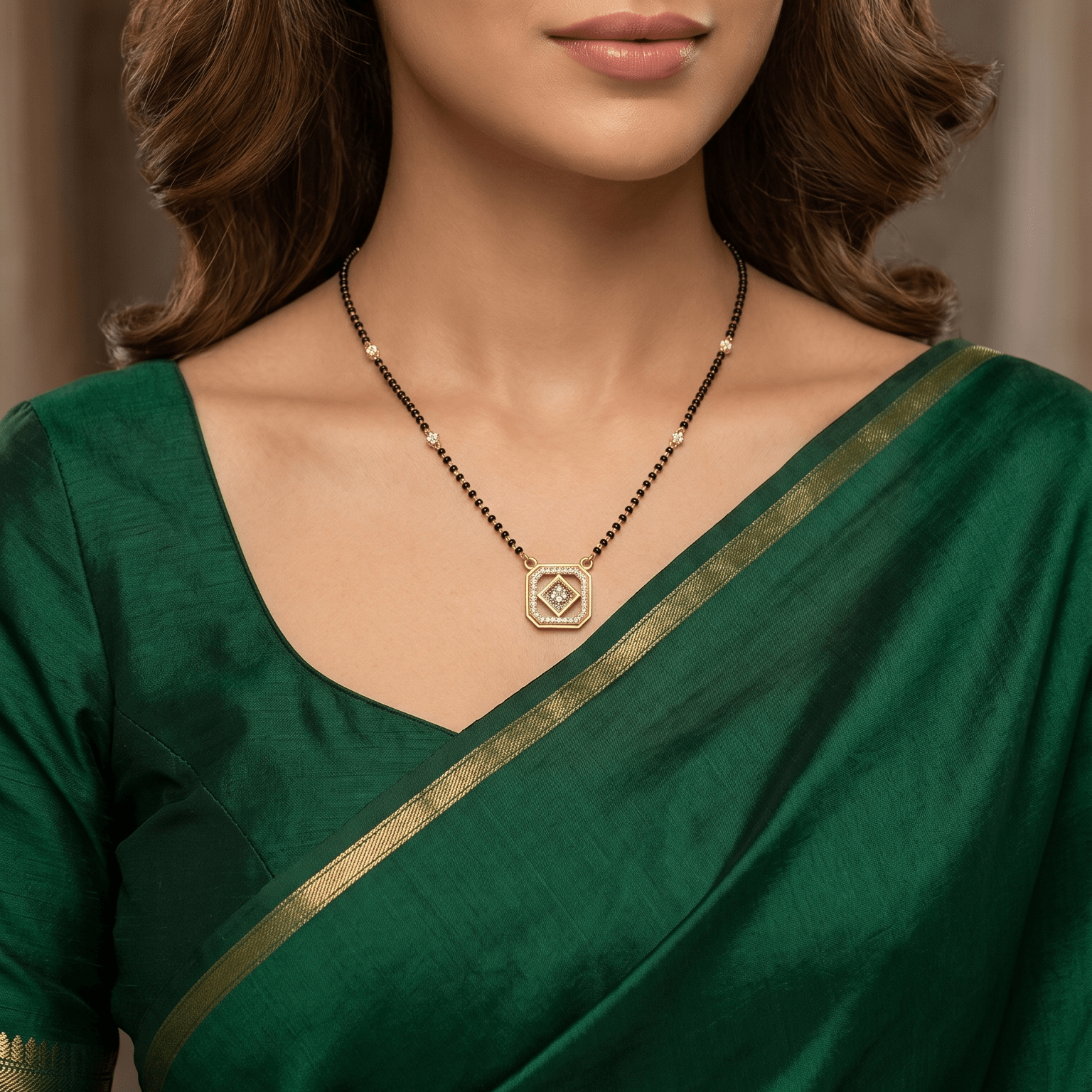 Black beeds mangalsutra