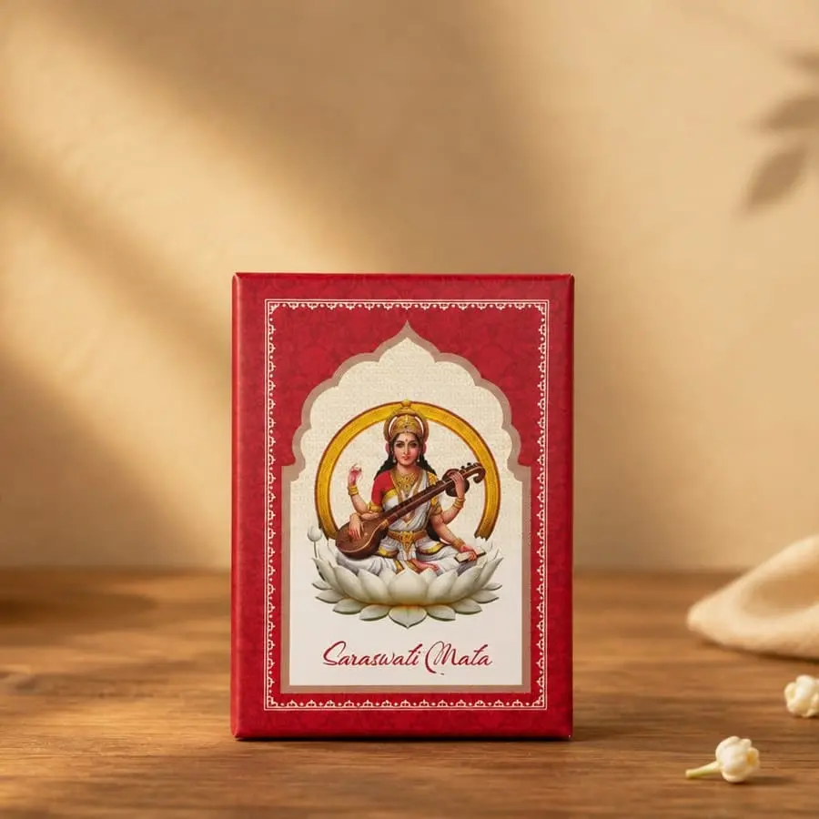 Saraswati Mata Silver Coin