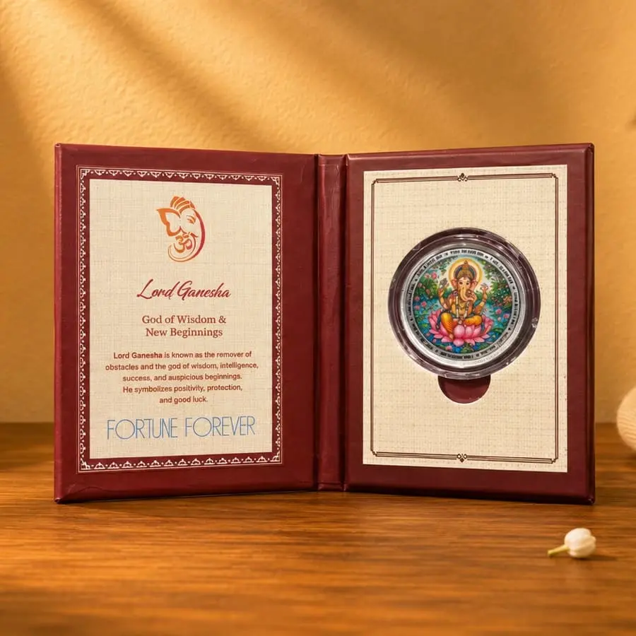 Ganesha Silver Coin