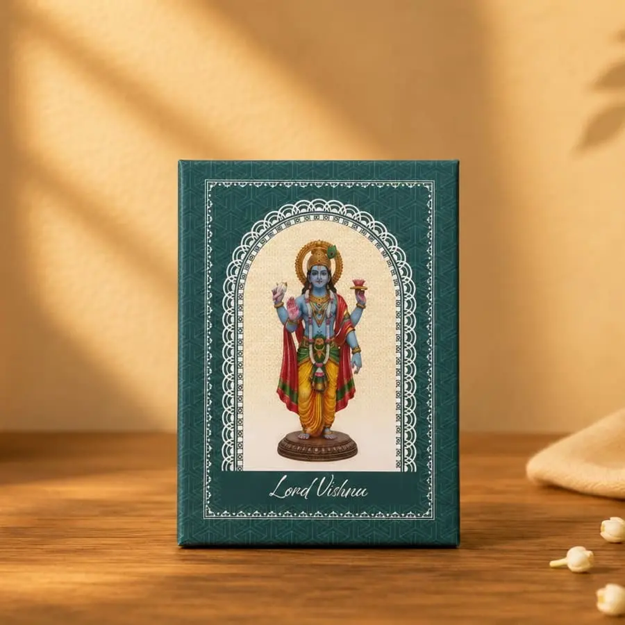 Lord Vishnu Silver Coin