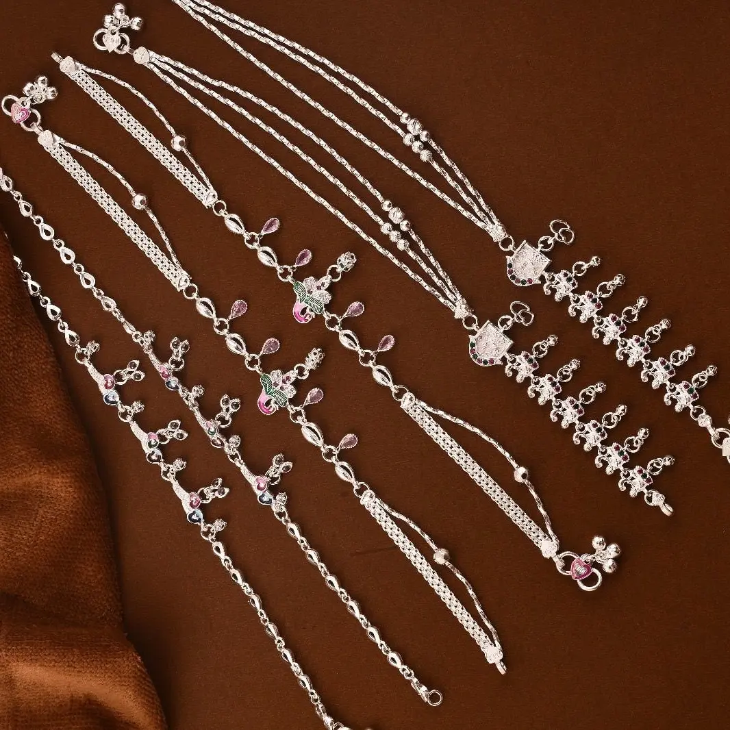 Fancy Layered Anklets